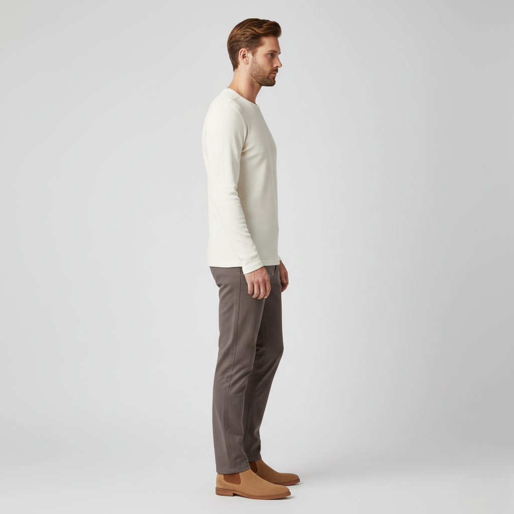 Men's Waffle Knit Top