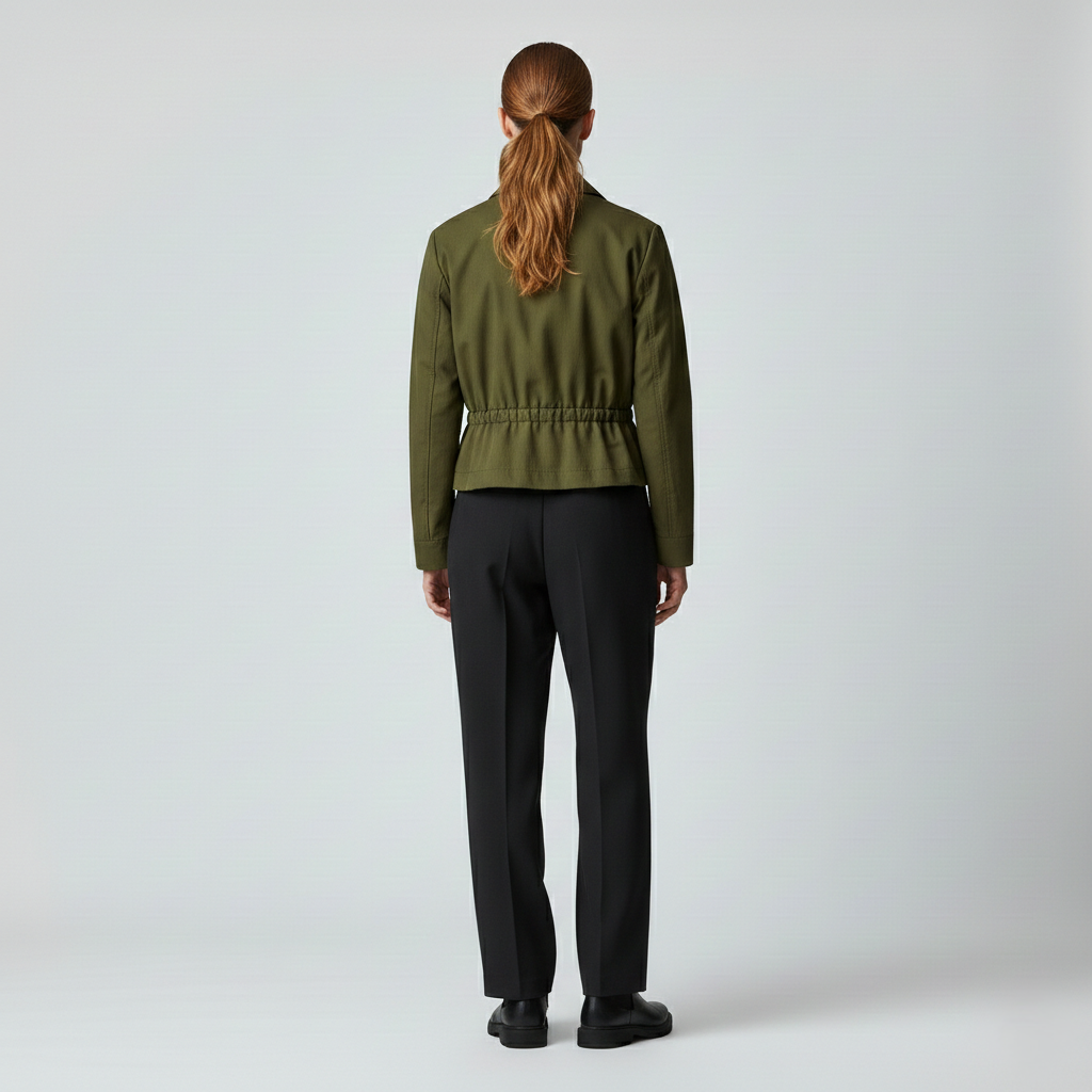 Women's Utility-Inspired Cropped Field Jacket