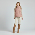 Women's Asymmetrical Zip Puffer Vest