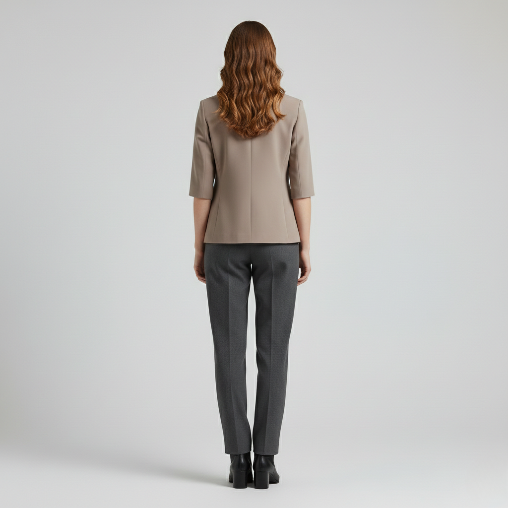 Women's Short Sleeve Tailored Blazer