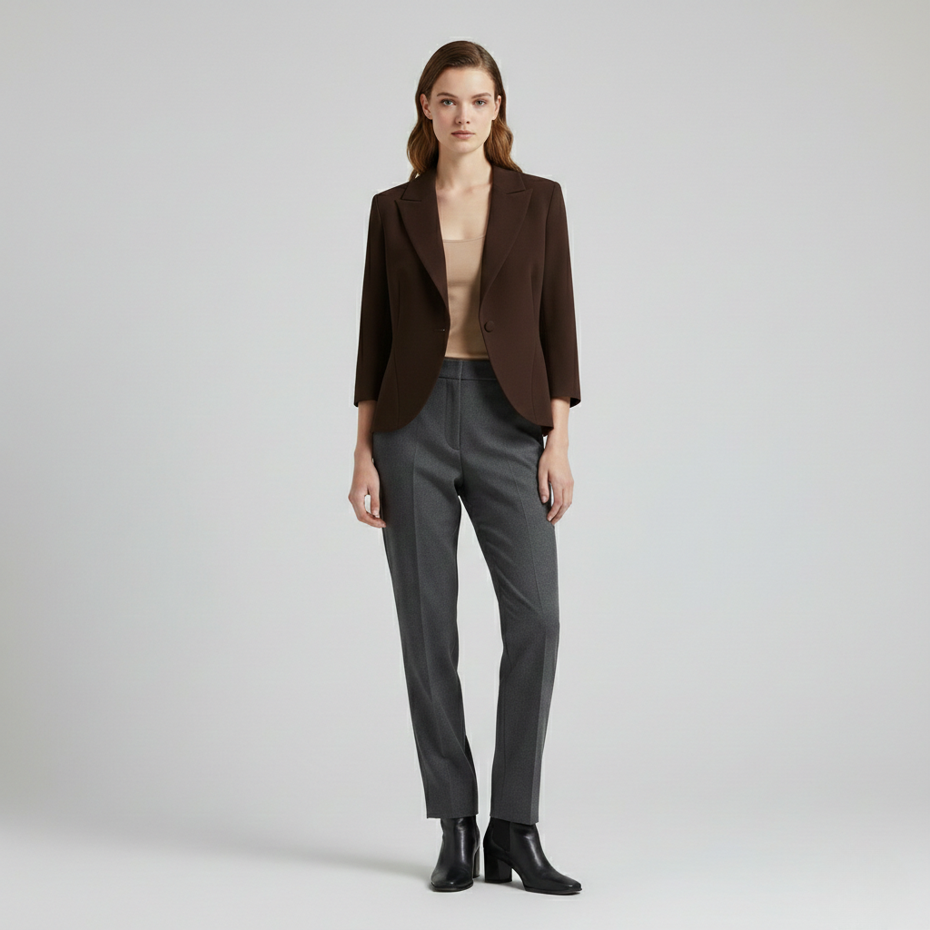 Women's Short Sleeve Tailored Blazer