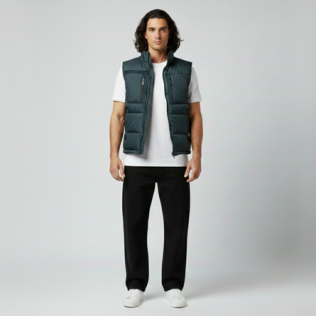 Men's Quilted Down Vest