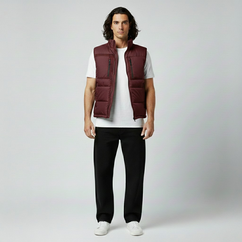 Men's Quilted Down Vest
