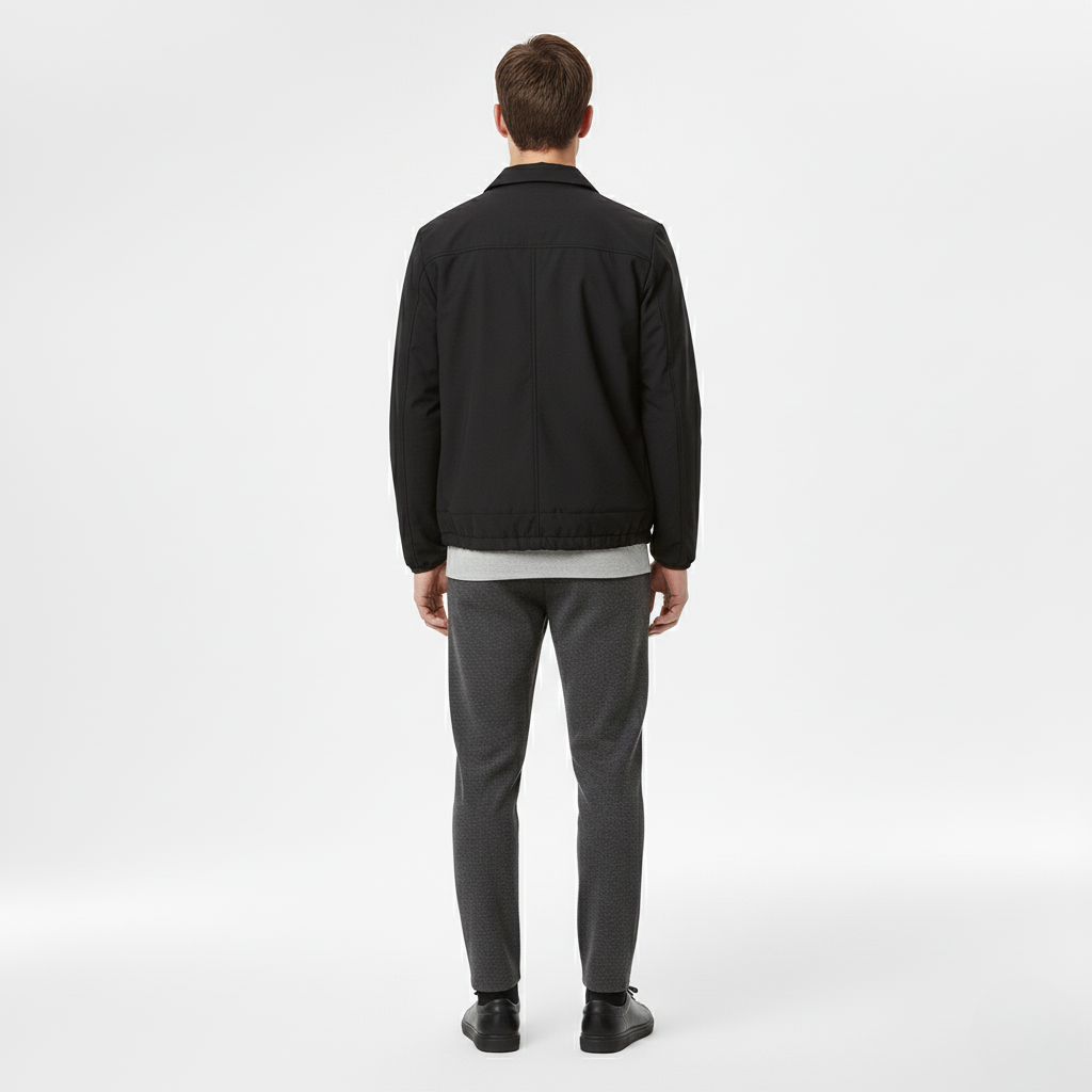 Men's Zip Front Utility Jacket