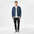 Men's Trucker Hoodie Jacket